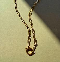 Brooke Chain Necklace in Gold via Beaumont Organic