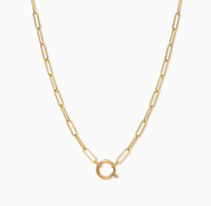 Brooke Chain Necklace in Gold from Beaumont Organic