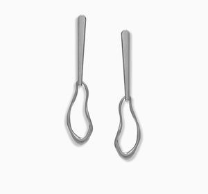 Terra Stud Earrings in Silver from Beaumont Organic