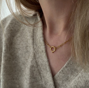 Brooke Chain Necklace in Gold from Beaumont Organic
