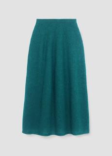 Rosalia Mohair Knitted Skirt in Pine by HANNAH BEAUMONT via Beaumont Organic