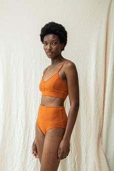 Nyra Bamboo & Organic Cotton Blend Bra in Terracotta via Beaumont Organic