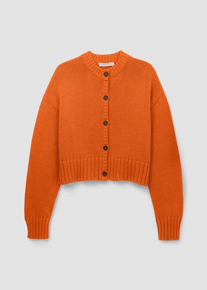 Sugi Organic Cotton Cardigan in Brick from Beaumont Organic