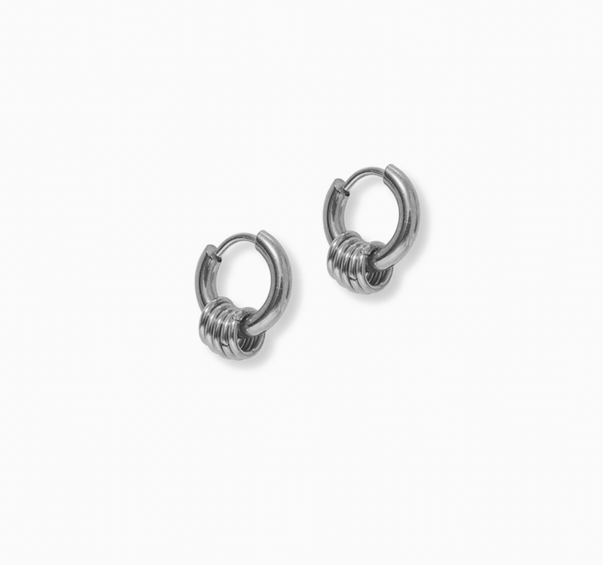 Sienna Earrings in Silver from Beaumont Organic