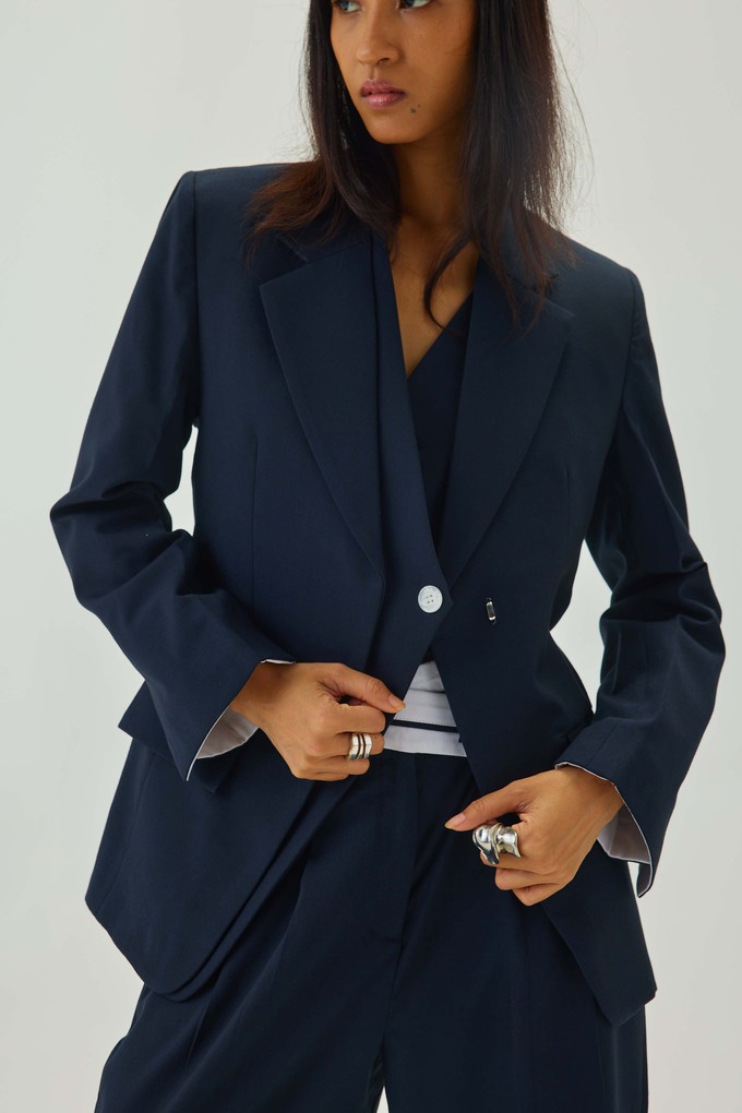 Isana Blazer Navy from Bhoomi