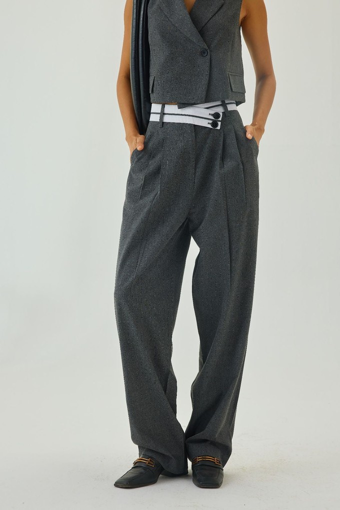 Fischer Pants Grey from Bhoomi