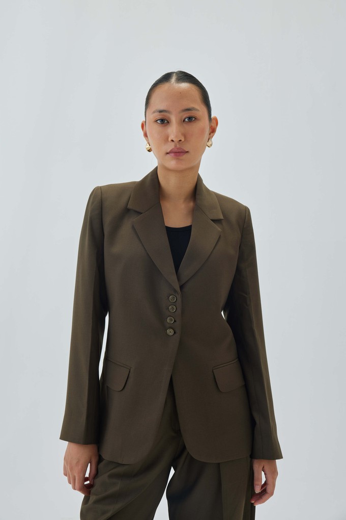 Cynthia Blazer Olive from Bhoomi