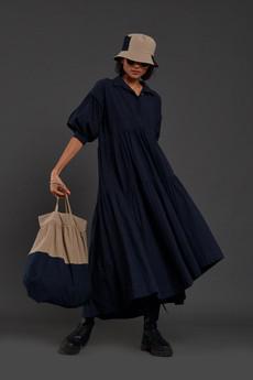 Parma Tote Blue via Bhoomi