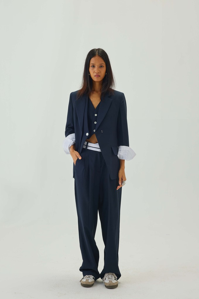 Isana Blazer Navy from Bhoomi