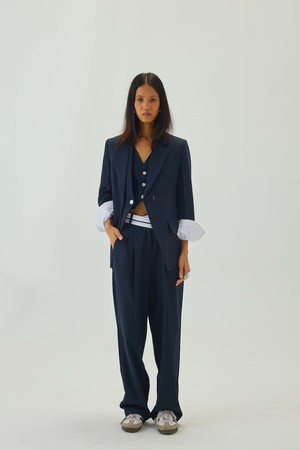 Isana Blazer Navy from Bhoomi
