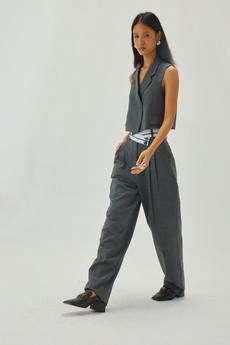 Fischer Pants Grey via Bhoomi