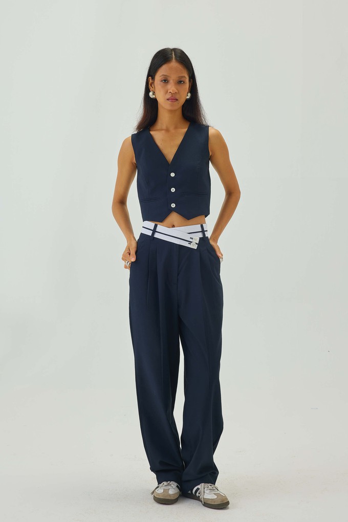 Annabelle Pants Navy from Bhoomi