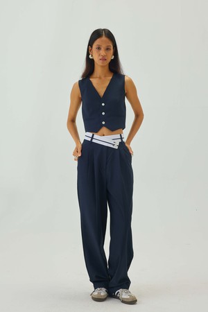 Annabelle Pants Navy from Bhoomi