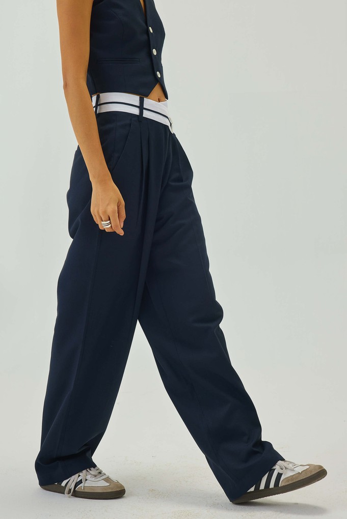 Annabelle Pants Navy from Bhoomi
