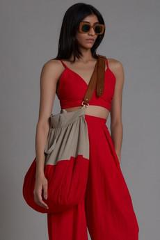 Parma Tote Red via Bhoomi