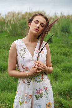 Roza Floral Jumpsuit via Bhoomi