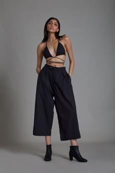 Loulou Pants Set Black via Bhoomi