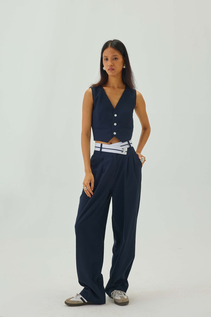 Annabelle Pants Navy from Bhoomi