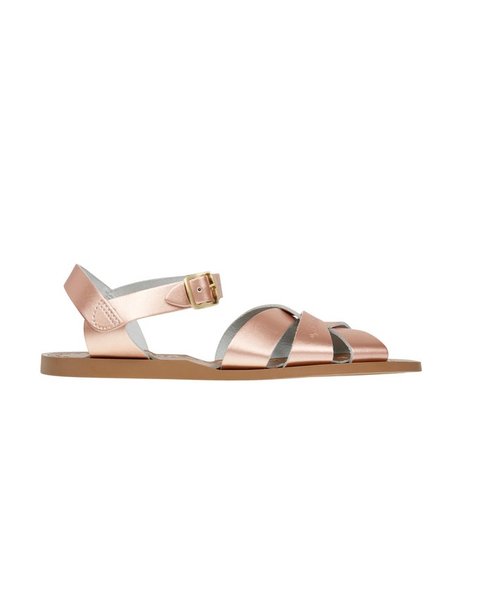Rose Gold Leather Sandals from BIBICO