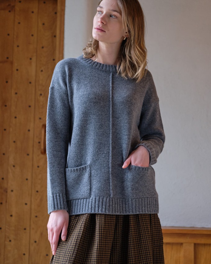 Aime Relaxed Wool Jumper from BIBICO