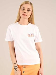 Roller Coaster Tee, Organic Cotton, in White via blondegonerogue