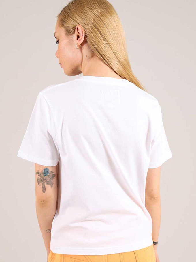 Roller Coaster Tee, Organic Cotton, in White from blondegonerogue