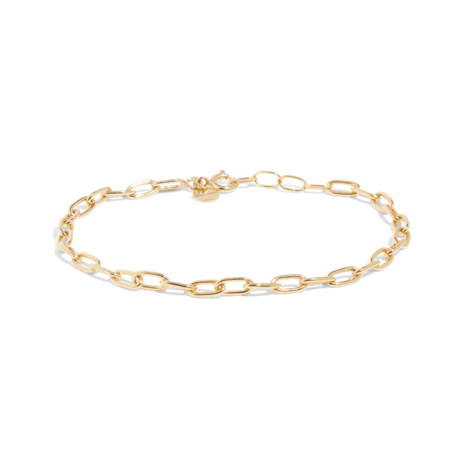 THE CHARLIE ANKLET - Solid yellow gold from Bound Studios