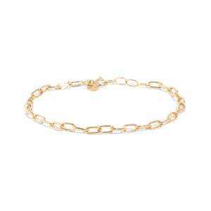 THE CHARLIE ANKLET - Solid yellow gold from Bound Studios