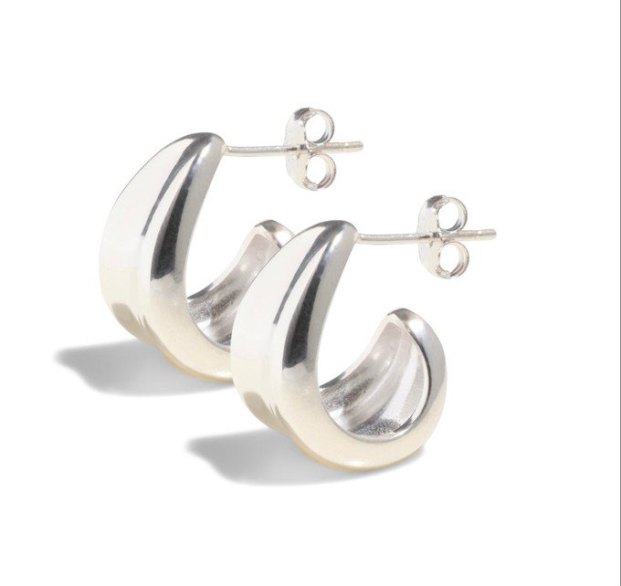 THE AVA HOOP - sterling silver from Bound Studios