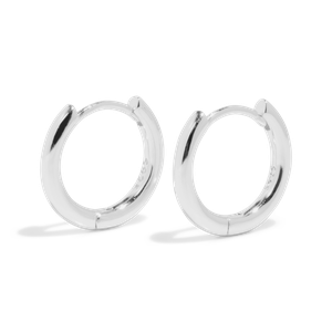 THE BASE HOOP MEDIUM - sterling silver from Bound Studios