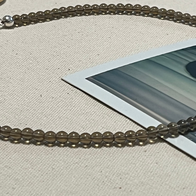 THE YUNA NECKLACE - Smokey quartz from Bound Studios