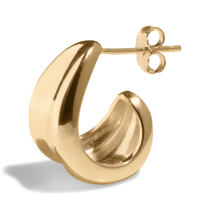 THE AVA HOOP - solid gold from Bound Studios