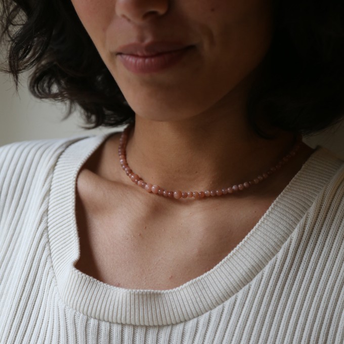 THE YUNA NECKLACE - Sunstone from Bound Studios
