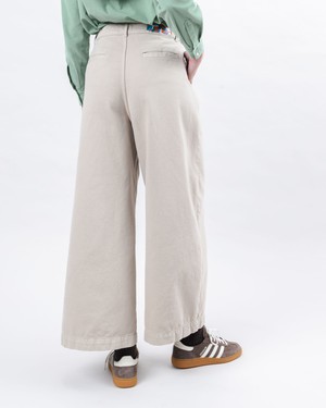Wide Leg Pants Ecru from Brava Fabrics