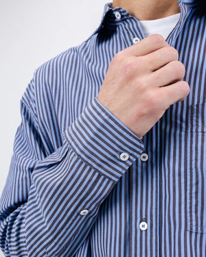 Relaxed Stripes Brava Gum Shirt from Brava Fabrics