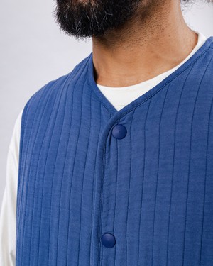 Quilt Vest Man Indigo from Brava Fabrics Quilt Vest Man Indigo from Brava Fabrics