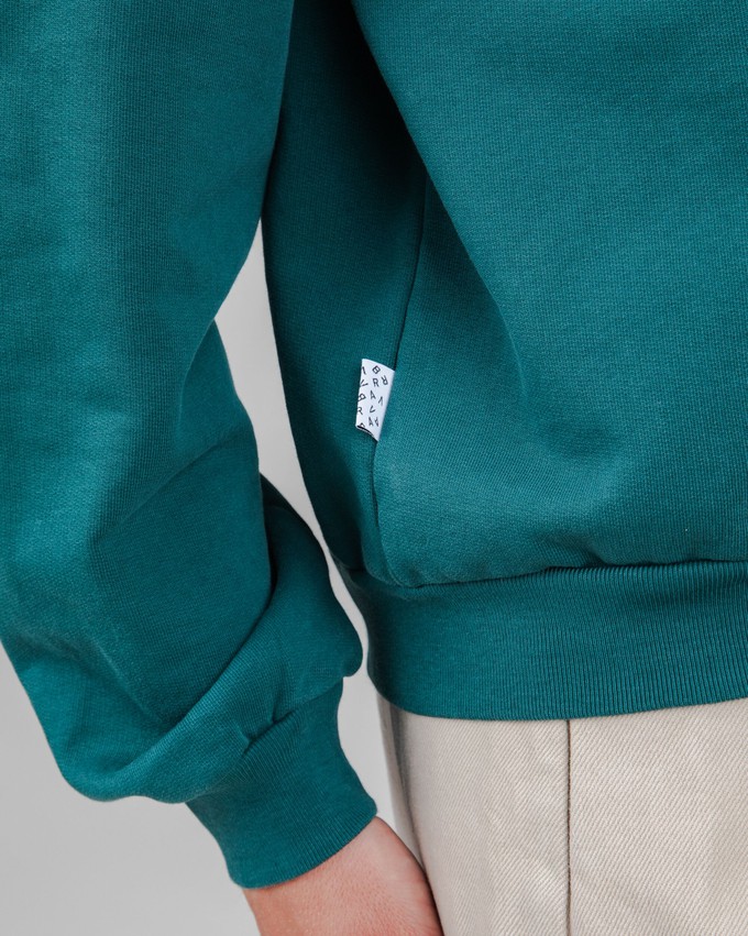 Peanuts Records Polo Sweatshirt Green from Brava Fabrics