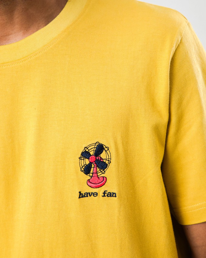Have Fan T-shirt Yellow from Brava Fabrics