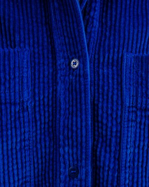 Corduroy Boxy Shirt Blue from Brava Fabrics