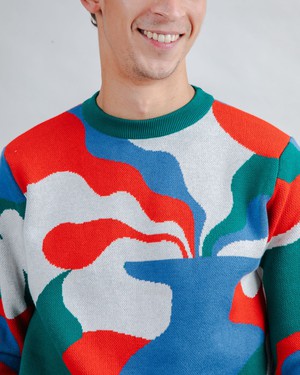 Jacquard Sweater Sobremesa from Brava Fabrics