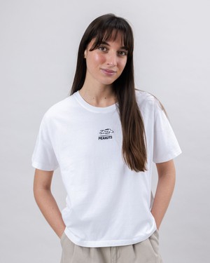 Peanuts Everybody's in a Hurry Oversize Tee White from Brava Fabrics
