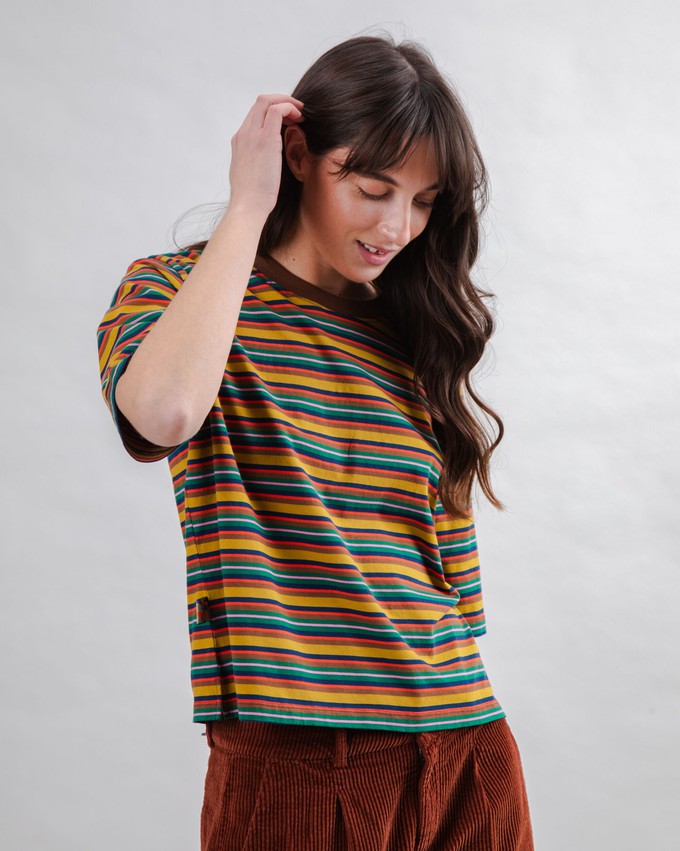 Stripes Squared Tee Multicolor from Brava Fabrics
