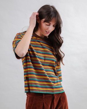 Stripes Squared Tee Multicolor from Brava Fabrics