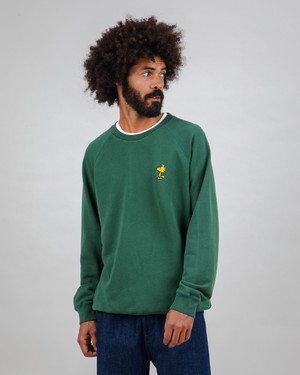 Peanuts Woodstock Sweatshirt Green from Brava Fabrics