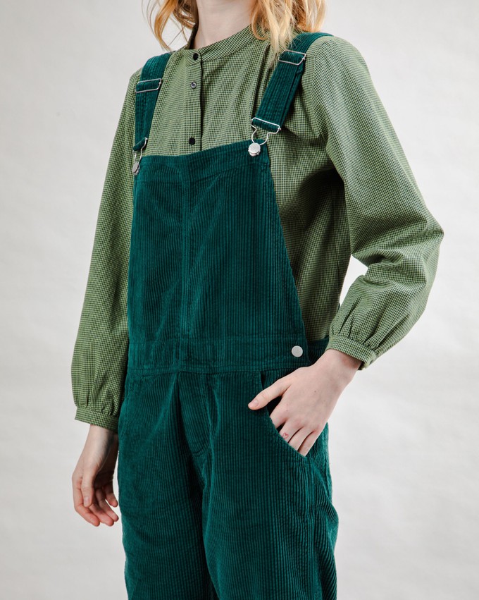 Corduroy Overall Dark Green from Brava Fabrics