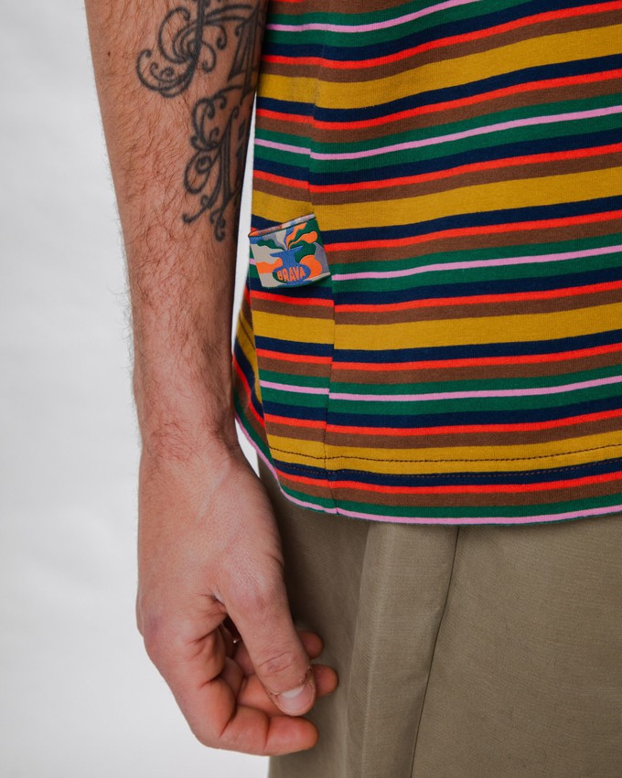 Stripes T-shirt Multicolor from Brava Fabrics