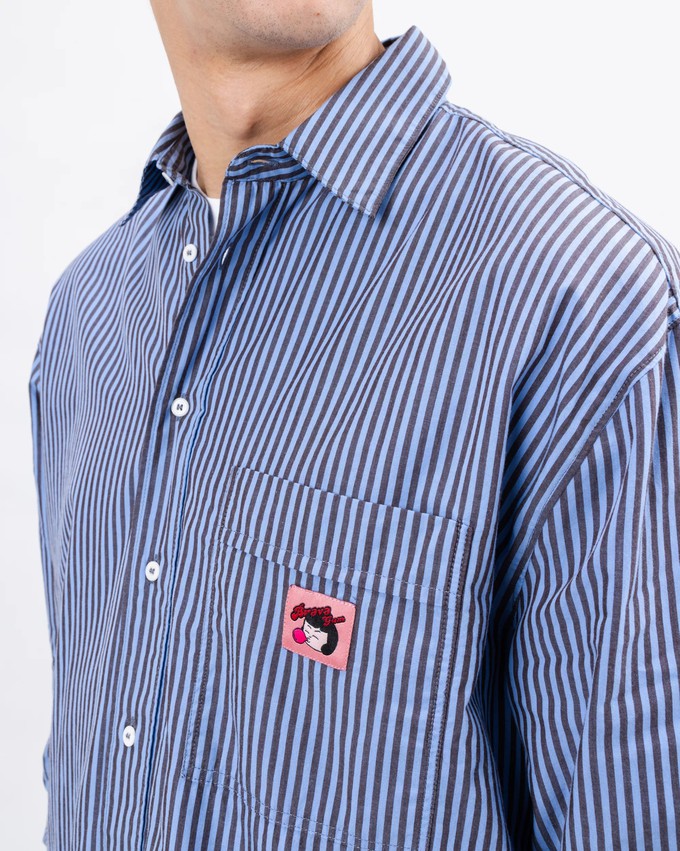 Relaxed Stripes Brava Gum Shirt from Brava Fabrics