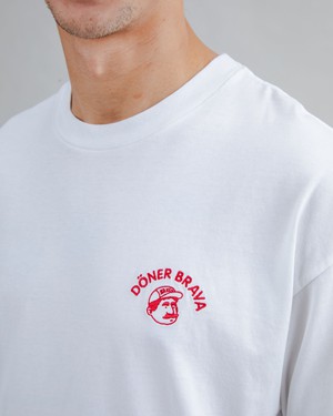 Doner Brava Oversize T-shirt White from Brava Fabrics