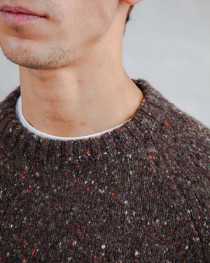 Wool Sweater Raglan Chocolate from Brava Fabrics