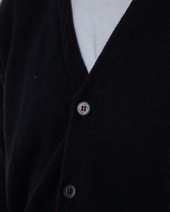 Atari Cardigan Logo Jacquard from Brava Fabrics